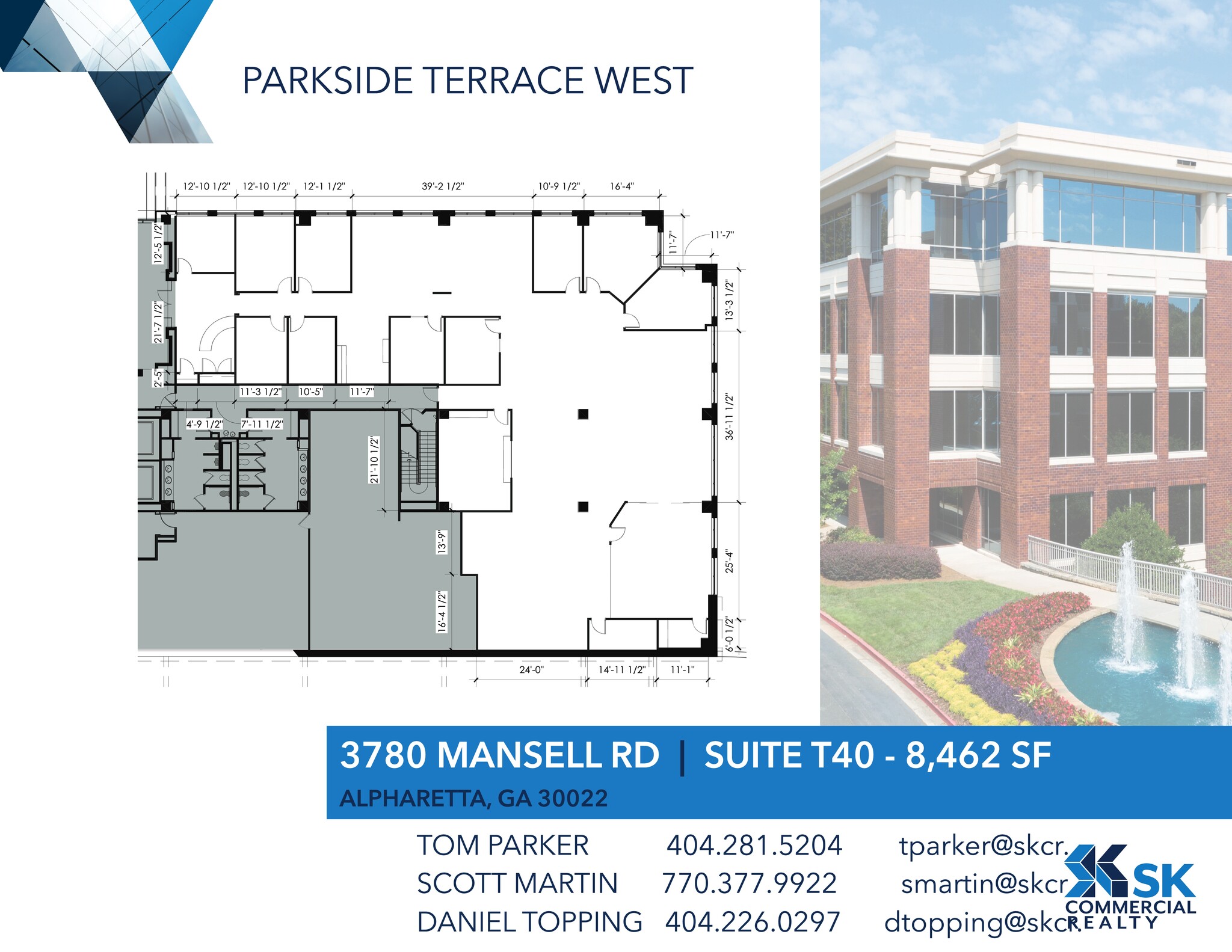 3780 Mansell Rd, Alpharetta, GA à louer Plan de site– Image 1 sur 1