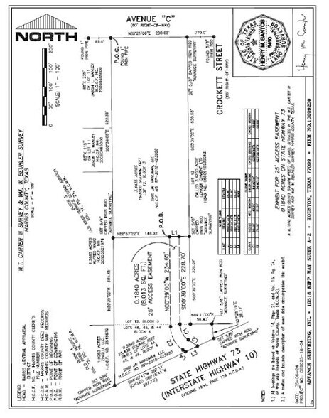 16023 East Fwy, Channelview, TX à vendre - Plan de site – Image 2 sur 2