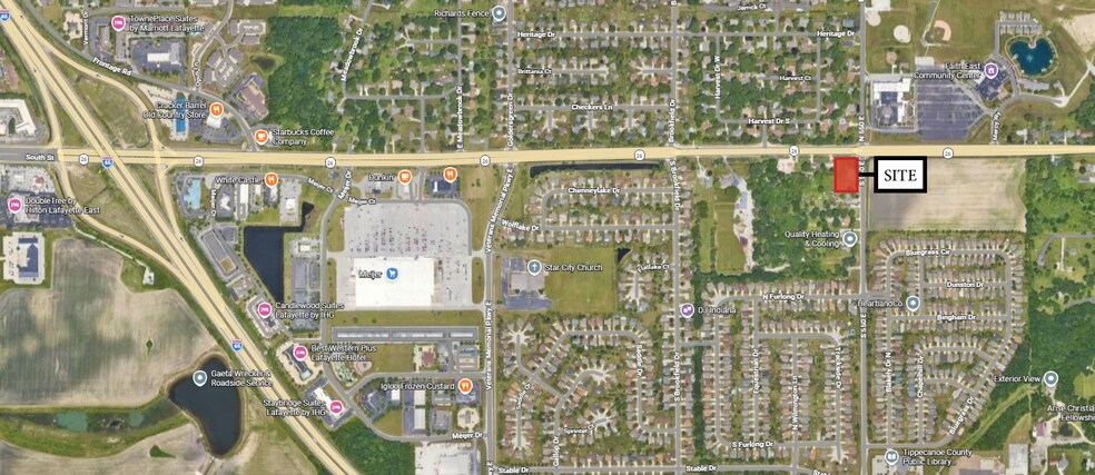 10 S 550 E, Lafayette, IN à vendre - Aérien – Image 2 sur 2