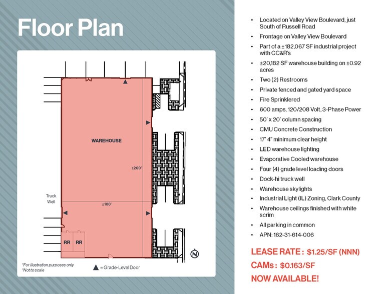 5979 Valley View Blvd, Las Vegas, NV à louer - Plan d’étage – Image 3 sur 6
