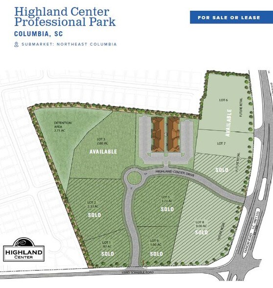 130 Highland Center Dr, Columbia, SC à vendre - Plan de site – Image 2 sur 4