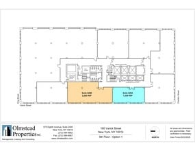 180 Varick St, New York, NY à louer Plan de site– Image 1 sur 2