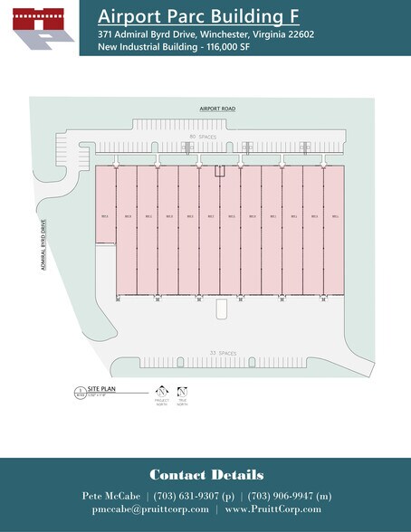 371 Admiral Byrd Dr, Winchester, VA à louer - Plan de site – Image 2 sur 4