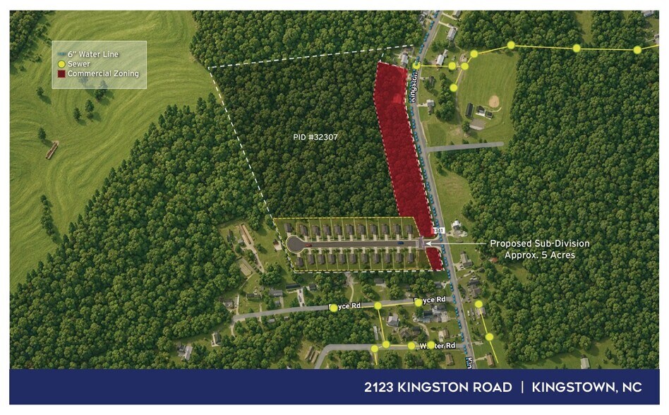 2123 Kingston Rd, Kingstown, NC à vendre - Plan de site – Image 1 sur 5