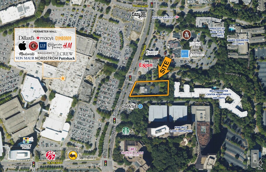 84 Perimeter Ctr E, Atlanta, GA à vendre - Aérien – Image 2 sur 3