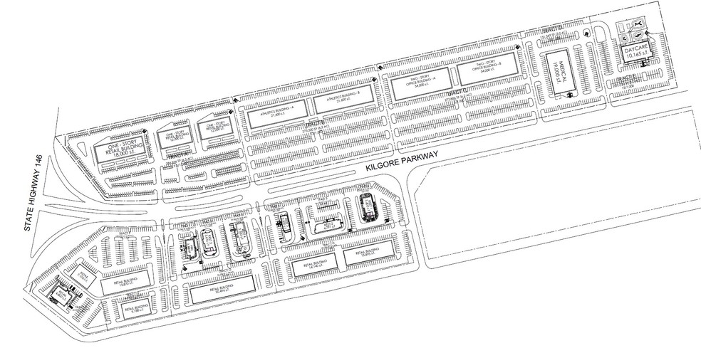 Hwy 146 & Kilgore Pky, Baytown, TX à louer - Plan de site – Image 3 sur 6