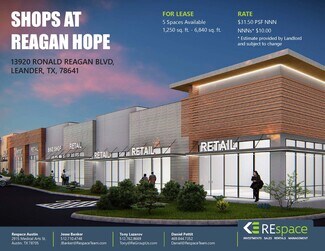 Plus de détails pour 13920 Ronald W Reagan Blvd, Leander, TX - Bureau/Médical, Bureau/Local commercial à louer