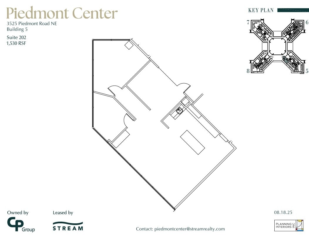 3495 Piedmont Rd NE, Atlanta, GA à louer Plan d’étage– Image 1 sur 1