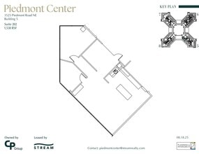 3495 Piedmont Rd NE, Atlanta, GA à louer Plan d’étage– Image 1 sur 1
