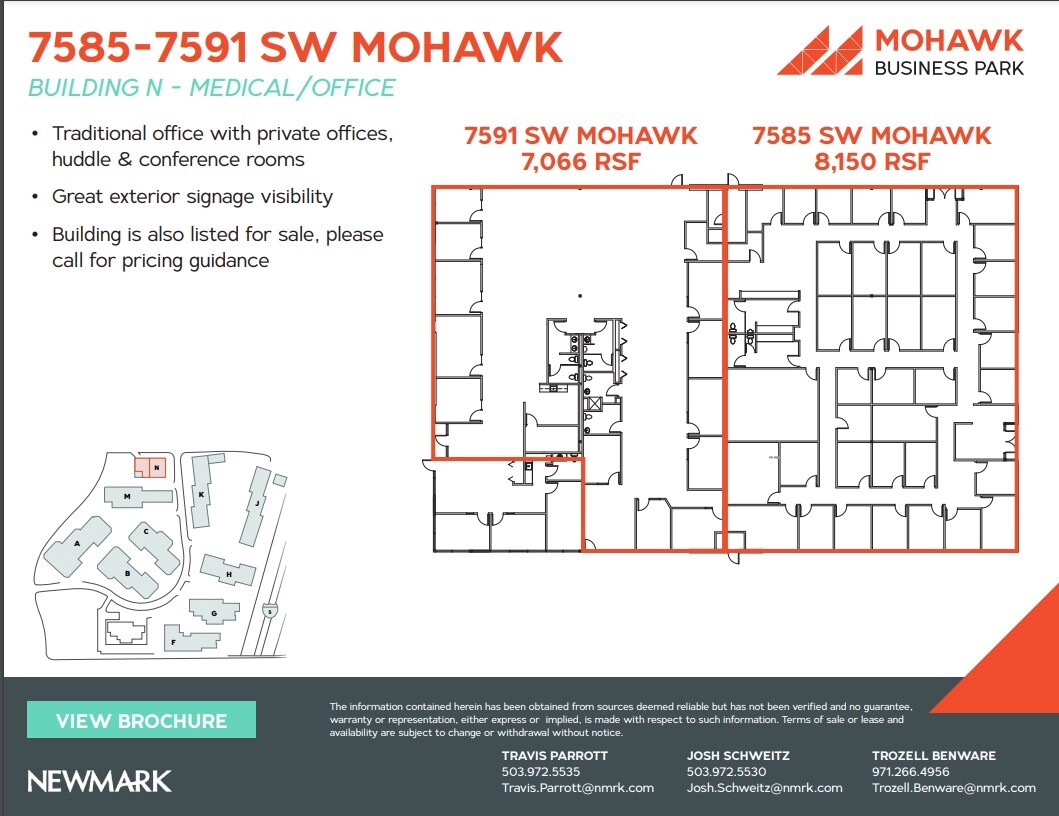 7600-7646 SW Mohawk St, Tualatin, OR à louer Plan d’étage– Image 1 sur 1