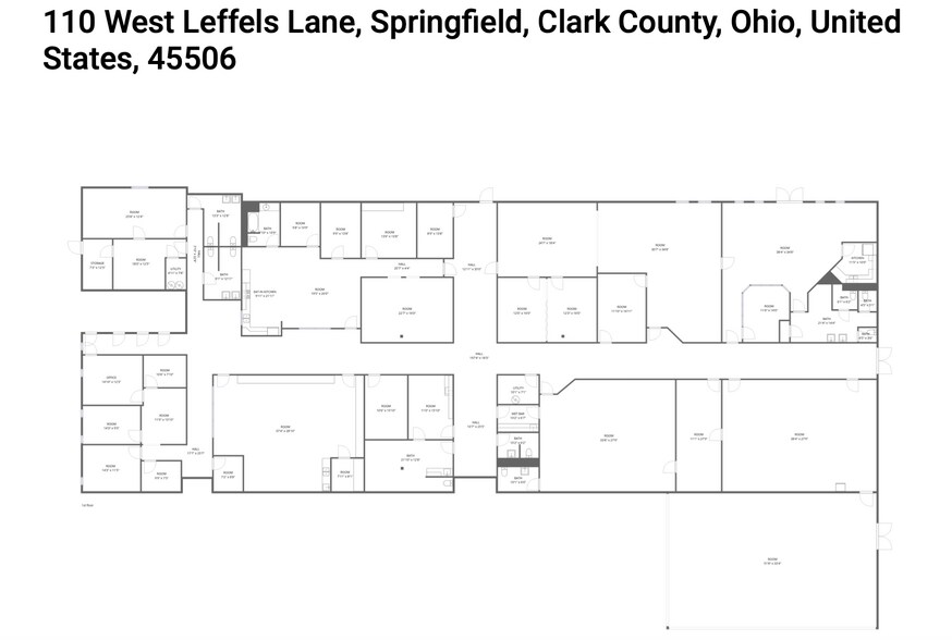 110 W Leffel Ln, Springfield, OH à louer - Plan d’étage – Image 2 sur 26