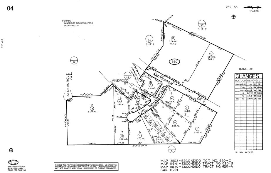 930 S Andreasen Dr, Escondido, CA à louer - Plan cadastral – Image 2 sur 6