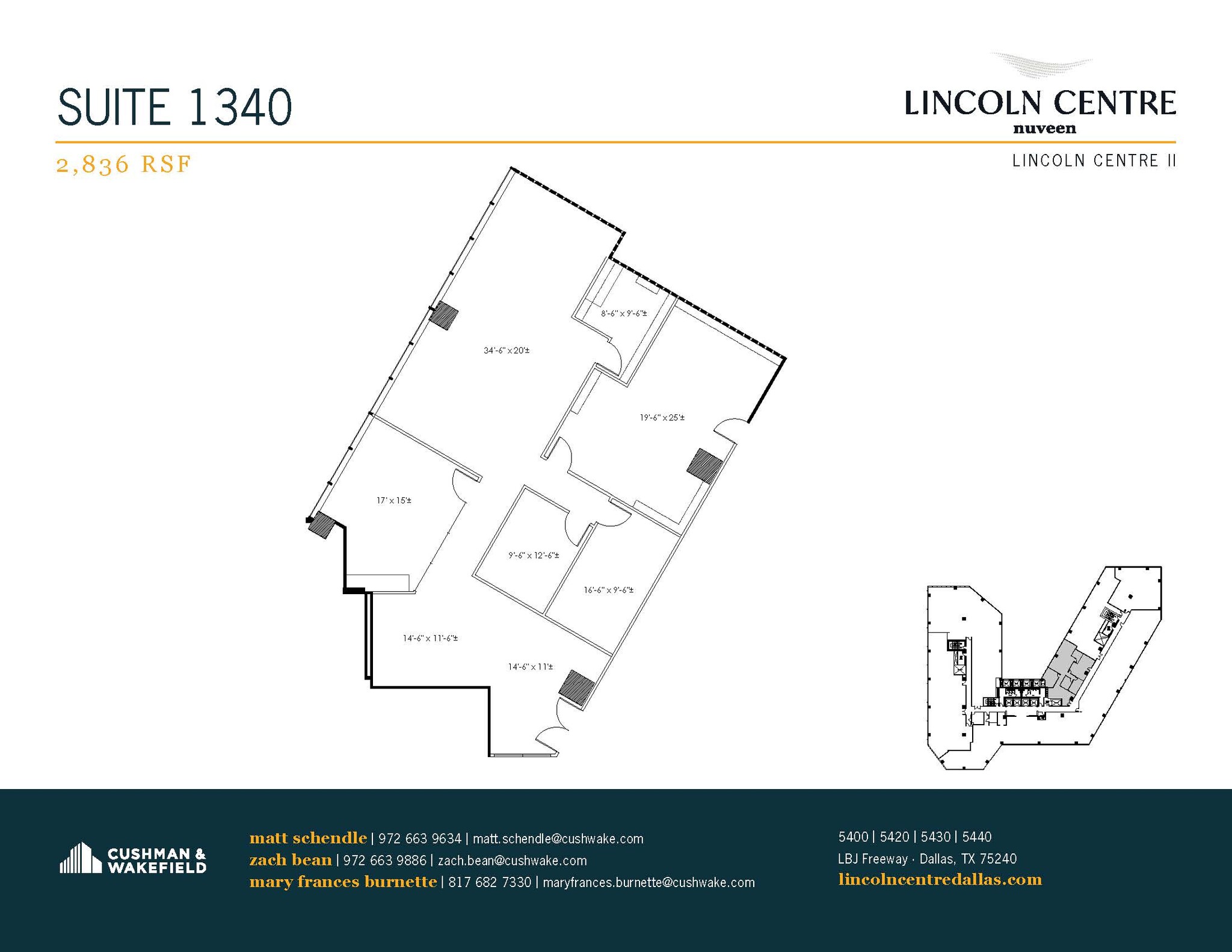 5400 Lyndon B Johnson Fwy, Dallas, TX à louer Plan d’étage– Image 1 sur 1