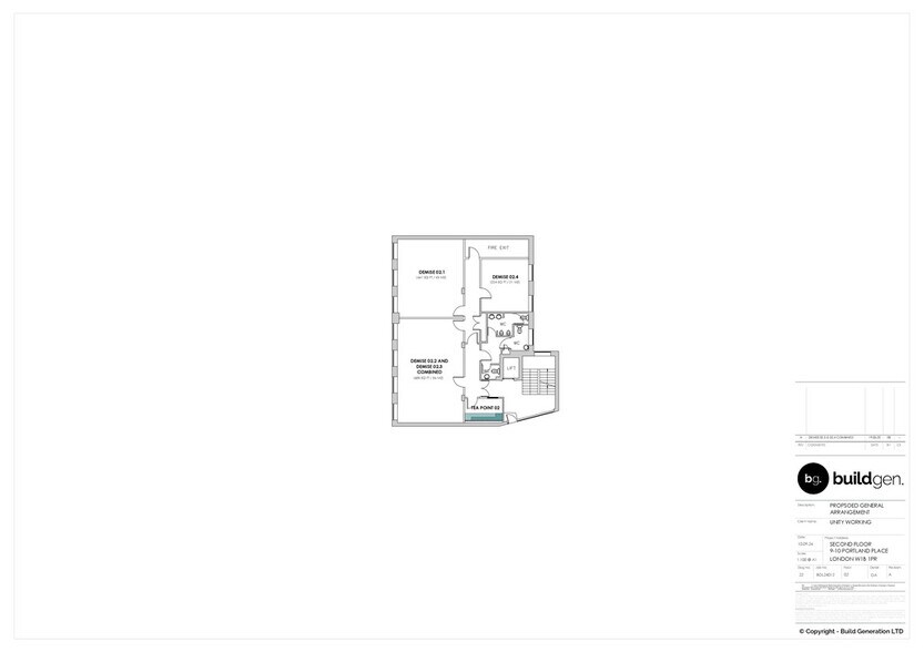 9-12 Portland Pl, Londres à louer - Plan d’étage – Image 3 sur 6