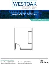 2161 NW Military Hwy, San Antonio, TX à louer Plan d’étage– Image 1 sur 1
