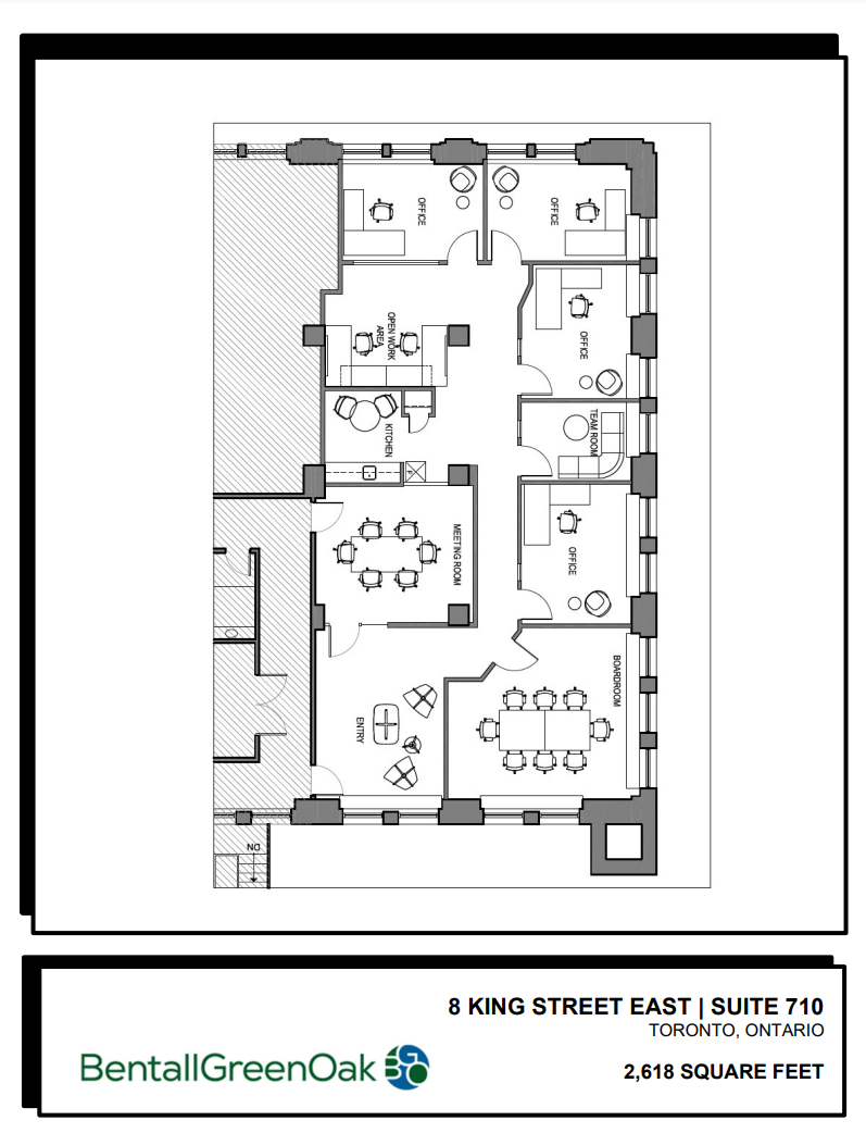 8 King St E, Toronto, ON à louer Plan d’étage– Image 1 sur 1