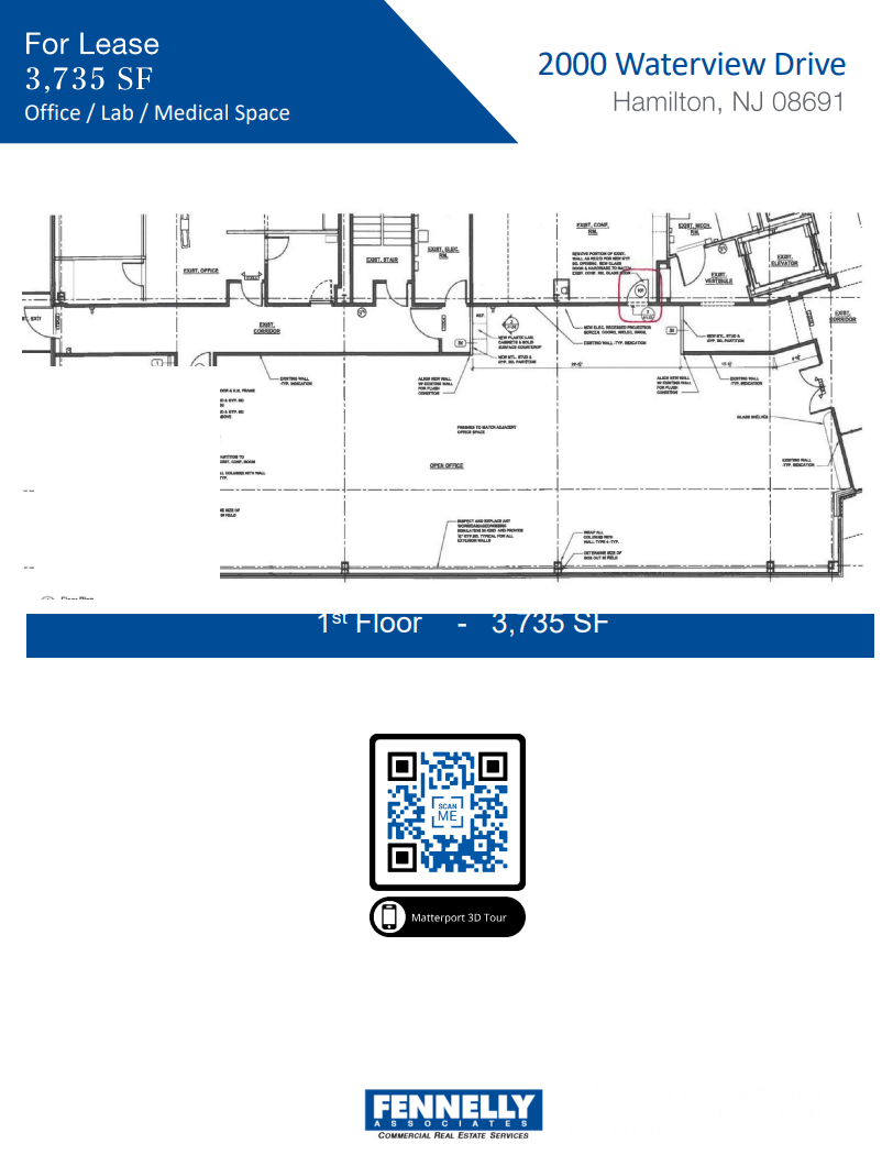 Waterview Drive, Hamilton Township, NJ à louer Plan d’étage– Image 1 sur 1