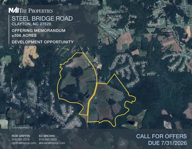1095 Steel Bridge Rd, Clayton, NC à vendre - Photo principale – Image 1 sur 3