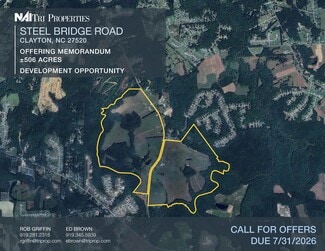 Plus de détails pour 1095 Steel Bridge Rd, Clayton, NC - Terrain à vendre