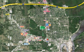 1301 N 16th St, Orange, TX - VUE AÉRIENNE  vue de carte