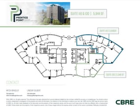 5299 Dtc Blvd, Greenwood Village, CO à louer Plan d’étage– Image 2 sur 2