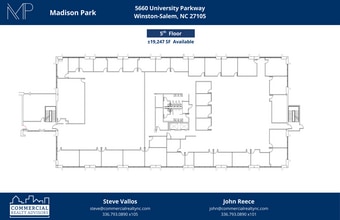 5620 University Pky, Winston-Salem, NC à louer Plan d’étage– Image 1 sur 2