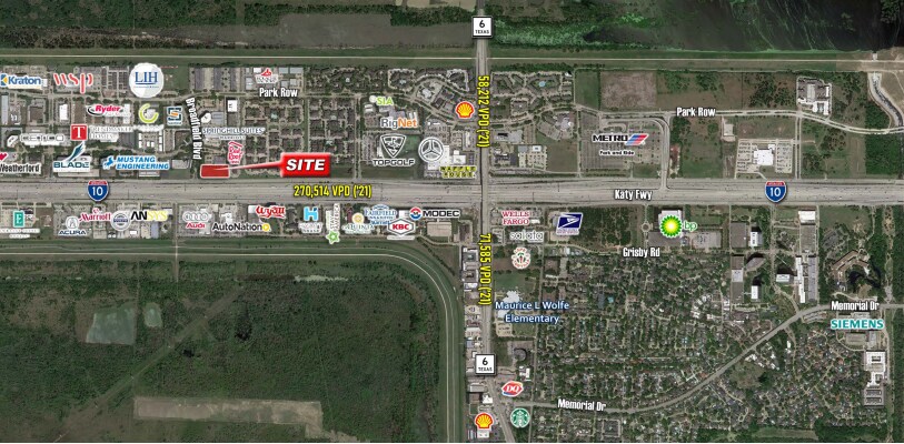 Katy Freeway, Houston, TX à vendre - Aérien – Image 2 sur 5