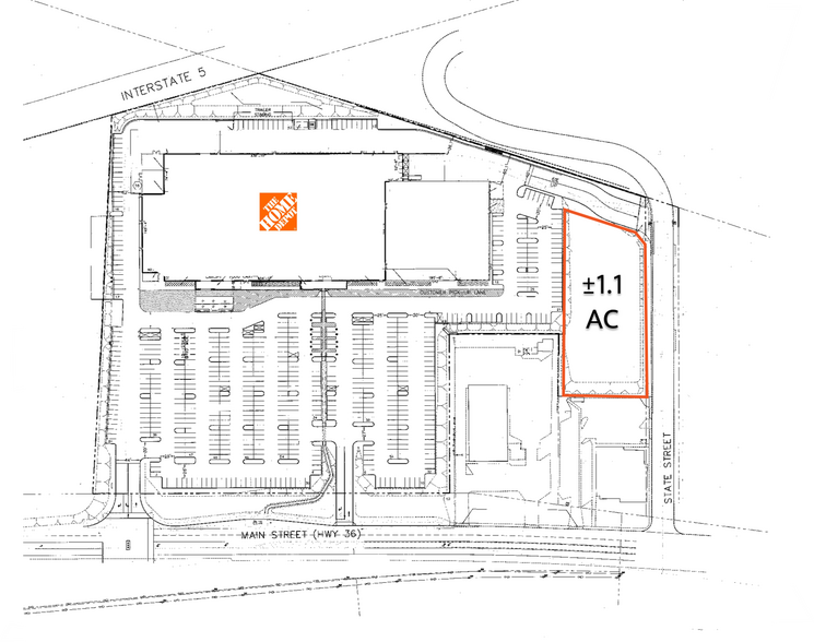 2650 Main St, Red Bluff, CA à vendre - Plan de site – Image 2 sur 2