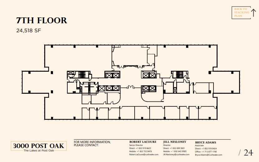 3000 Post Oak Blvd, Houston, TX à louer Plan d’étage– Image 1 sur 1