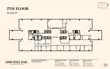 3000 Post Oak Blvd, Houston, TX à louer Plan d’étage– Image 1 sur 1