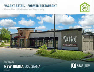 Plus de détails pour 2813 Highway 14, New Iberia, LA - Local commercial à vendre