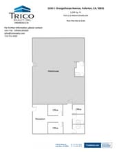 1244-1250 E Orangethorpe Ave, Fullerton, CA à louer Plan d’étage– Image 1 sur 1