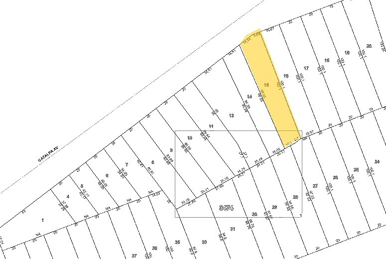 58-48 Catalpa Ave, Ridgewood, NY à vendre Plan cadastral– Image 1 sur 2