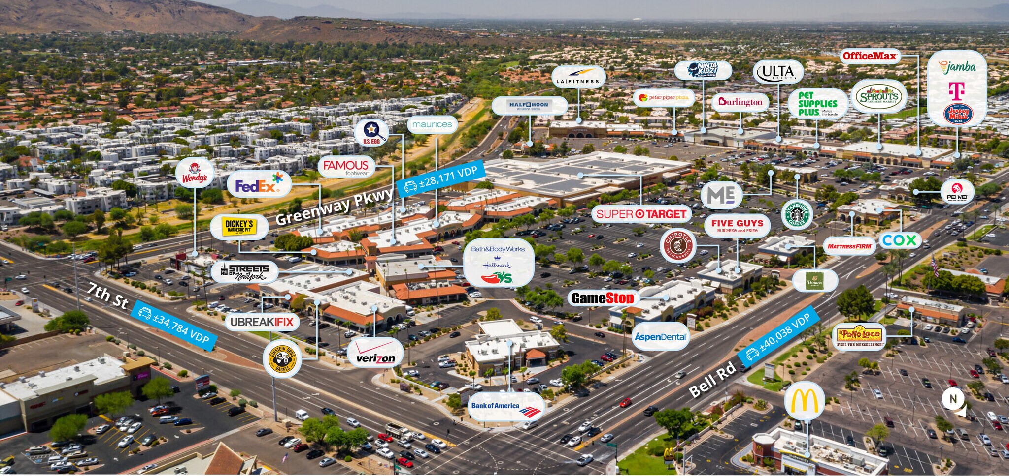 N 7th St, Phoenix, AZ à louer Aérien– Image 1 sur 29