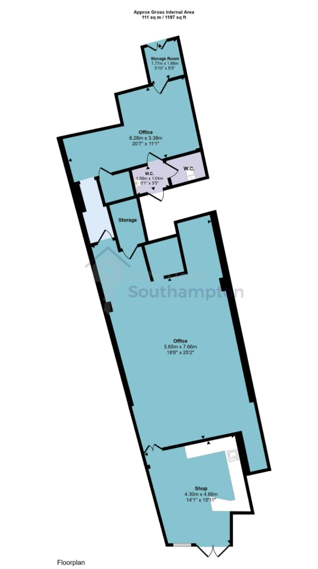 9 Victoria Rd, Southampton à louer Plan d’étage– Image 1 sur 9