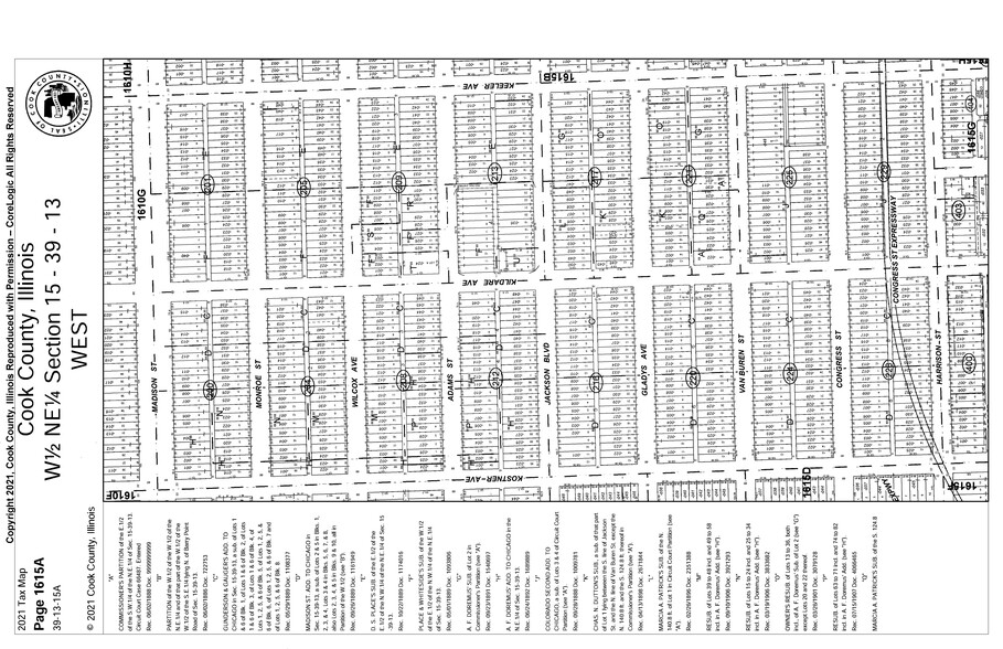 4139 W Gladys Ave, Chicago, IL à vendre - Plan cadastral – Image 1 sur 1