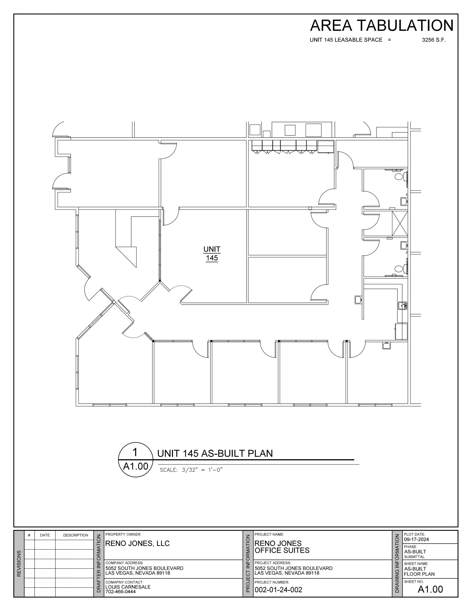 5052-5092 S Jones Blvd, Las Vegas, NV à louer Plan de site– Image 1 sur 1