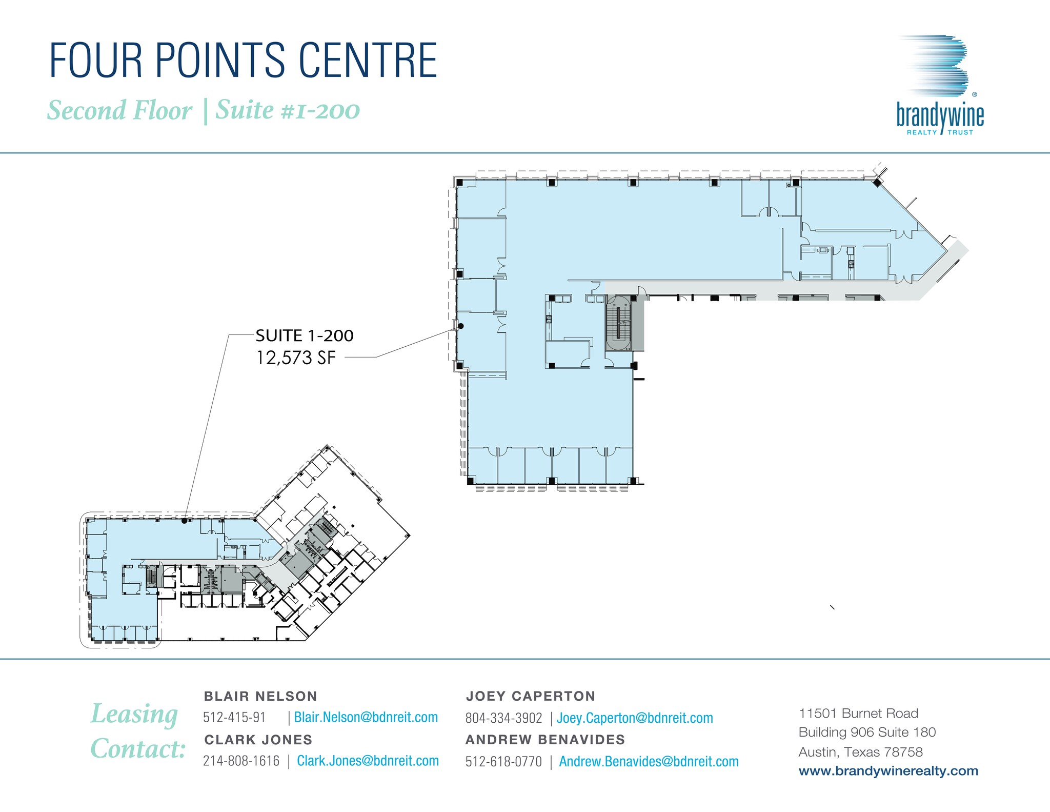 11305 Four Points Dr, Austin, TX à louer Plan de site– Image 1 sur 1