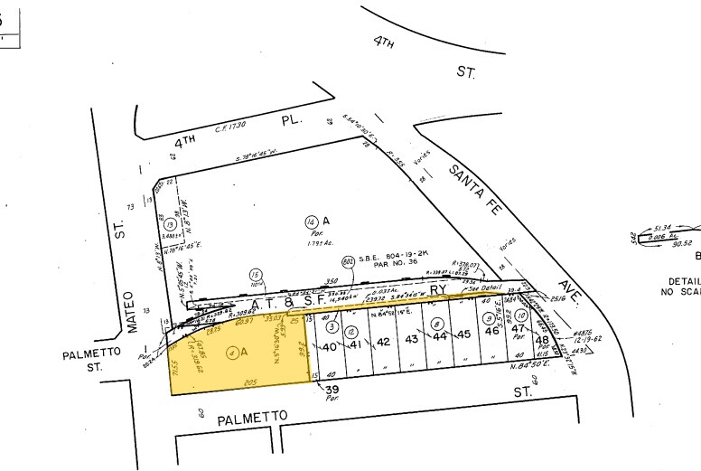 534-544 Mateo St, Los Angeles, CA à vendre - Plan cadastral – Image 3 sur 3