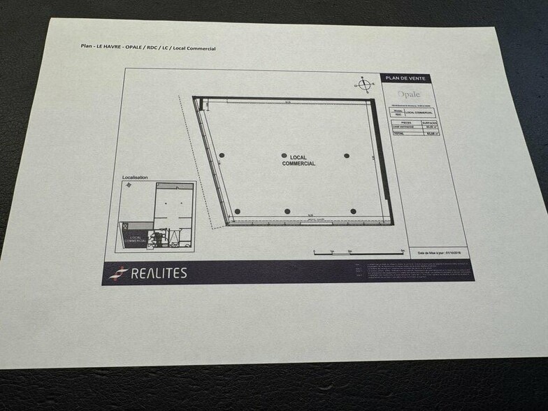 Local commercial dans Le Havre à louer - Plan d’étage – Image 1 sur 1