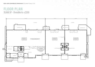 420 Oakmead Pky, Sunnyvale, CA à louer Plan d’étage– Image 1 sur 1