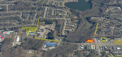 105 Professional Pky, Yorktown, VA - Vue aérienne vue de carte