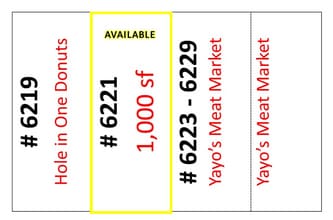 6219-6235 Ridge Rd, Port Richey, FL à louer Plan de site– Image 2 sur 3