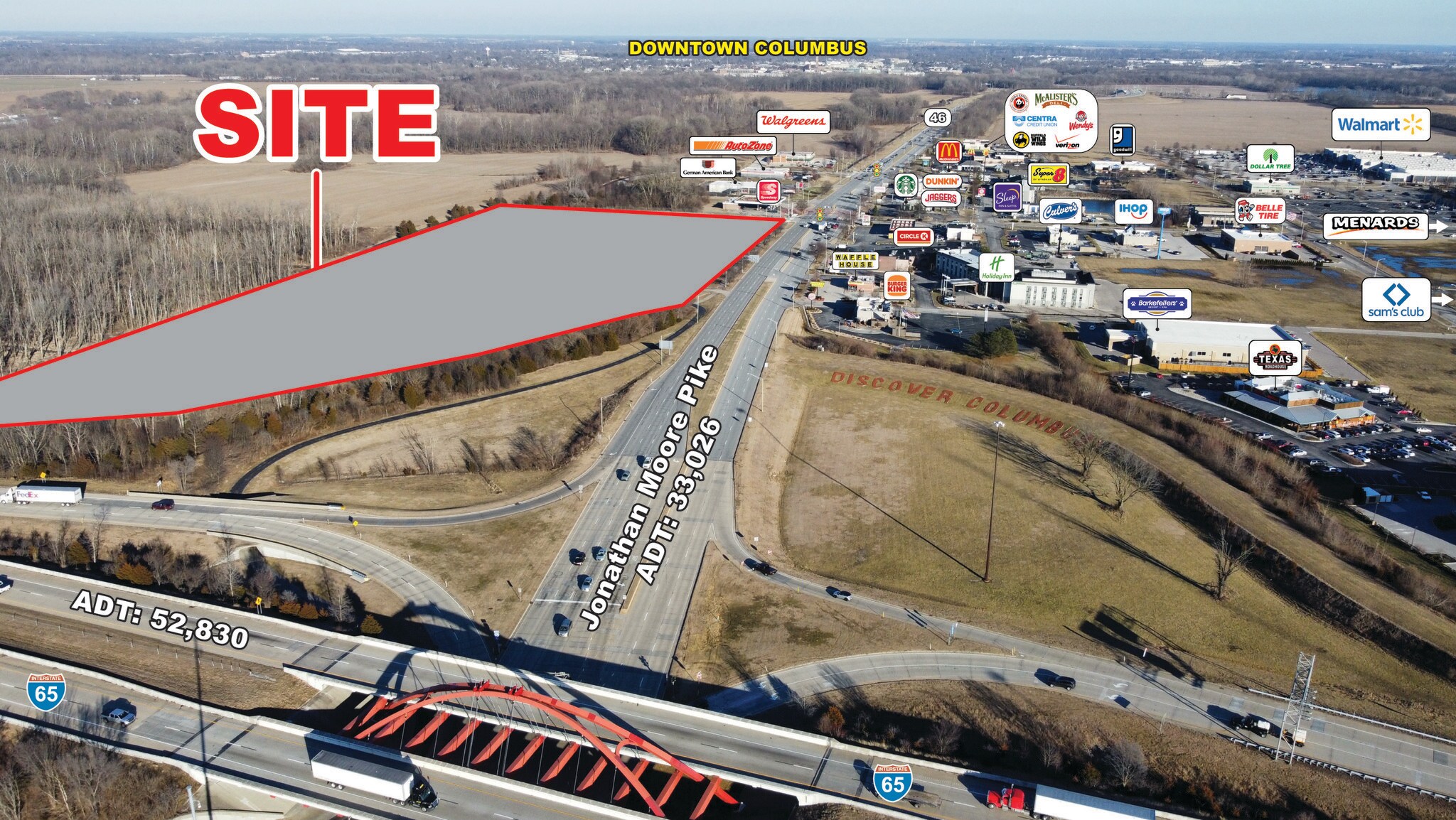 0 W Jonathan Moore Pike, Columbus, IN à louer Photo principale– Image 1 sur 2