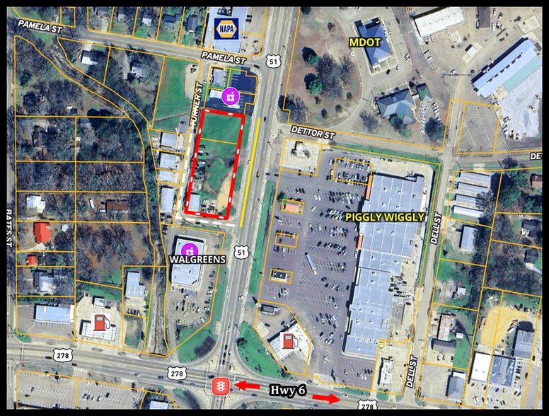143 US-51, Batesville, MS à vendre - Aérien – Image 2 sur 24