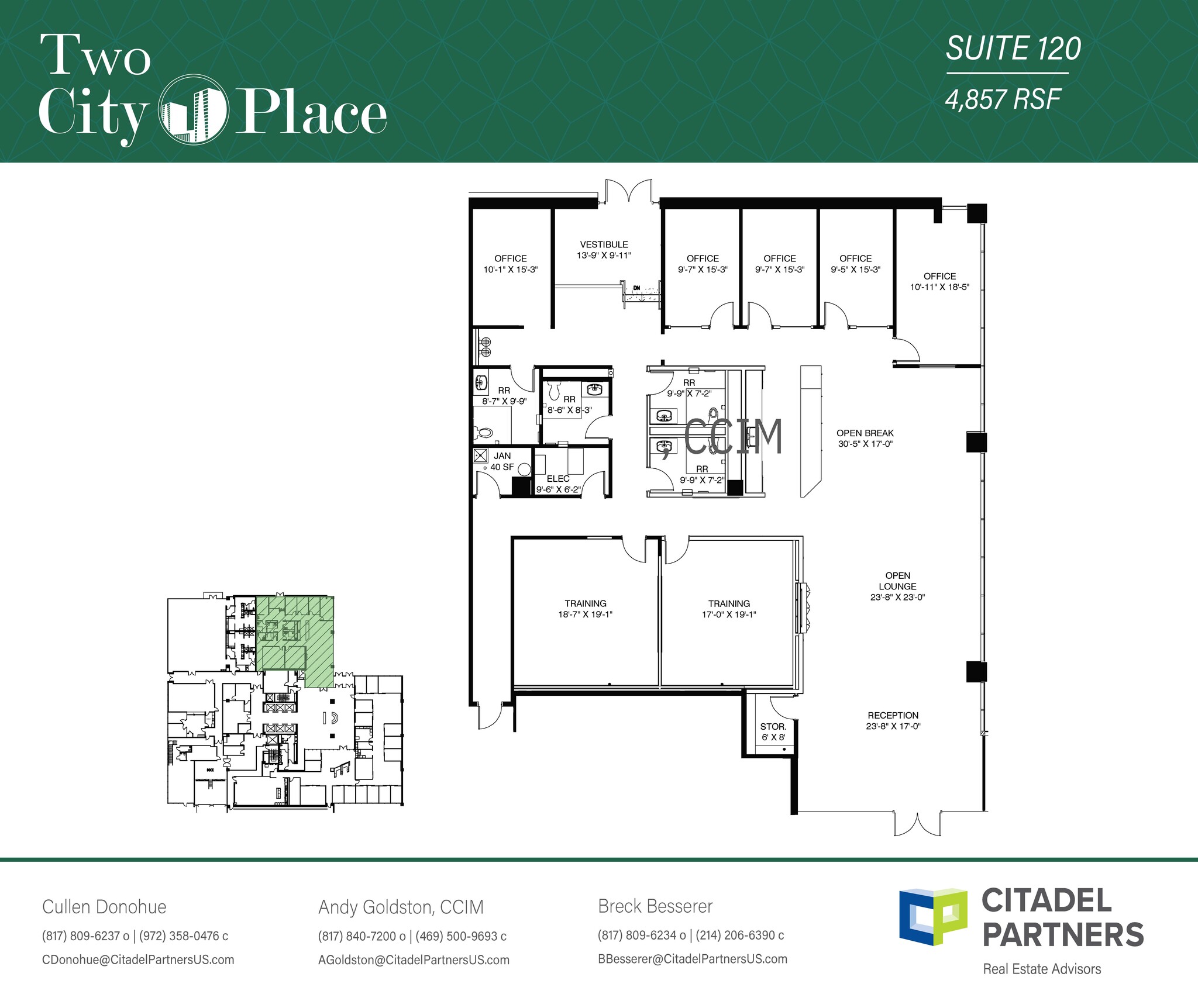 100 Throckmorton St, Fort Worth, TX à louer Plan d’étage– Image 1 sur 1