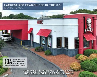 Plus de détails pour 2021 W Roosevelt Blvd, Monroe, NC - Local commercial à vendre