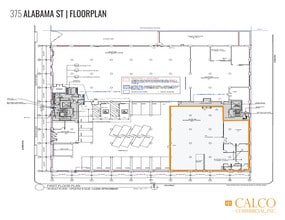 375 Alabama St, San Francisco, CA à louer Plan d’étage– Image 1 sur 3