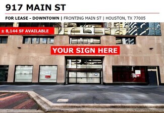 Plus de détails pour 917 Main St, Houston, TX - Local commercial à louer