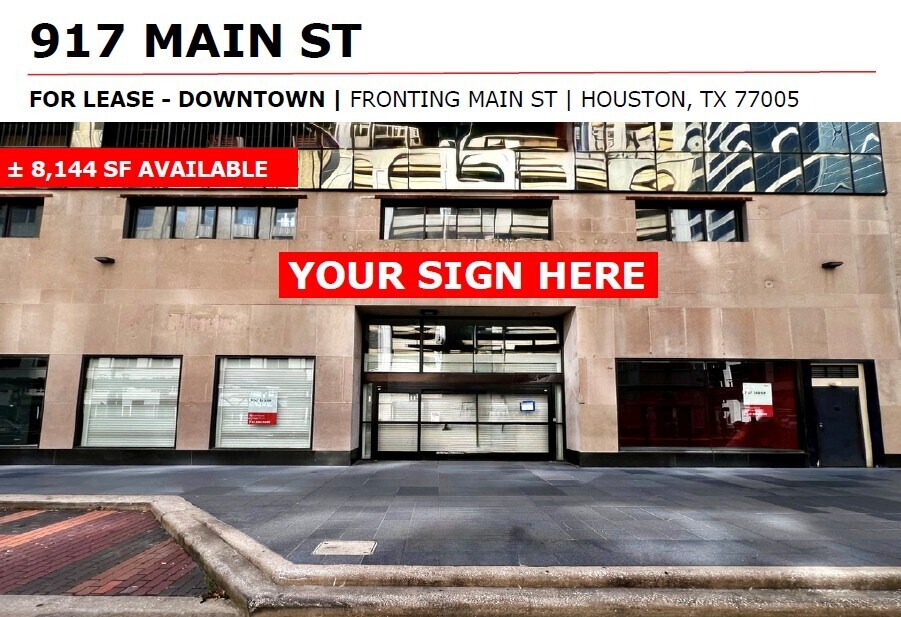 917 Main St, Houston, TX à louer Photo de l’immeuble– Image 1 sur 4